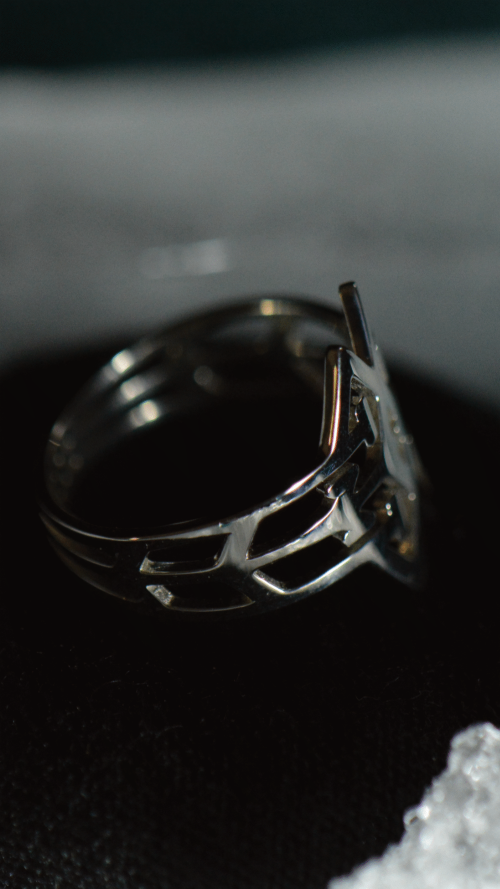 Produit Bague V1.3 Aérienne_2 Bague Argent - V1.3 Aérienne