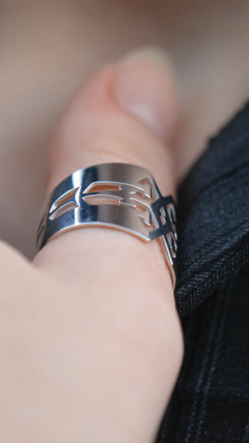 Produit bague_3 Bague Argent - V1.1 Détaillée